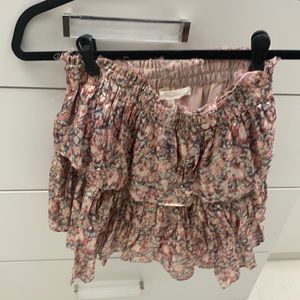 LoveShackFancy metallic Ruffle Mini size Small